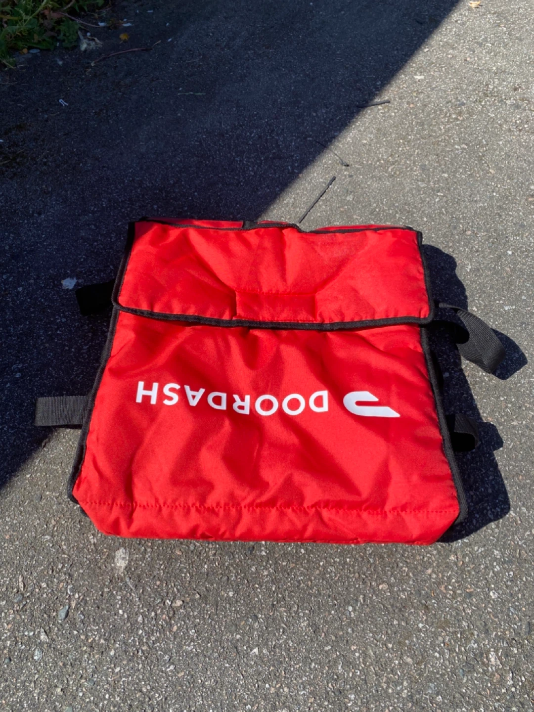 Red DoorDash Insulated Delivery Bag