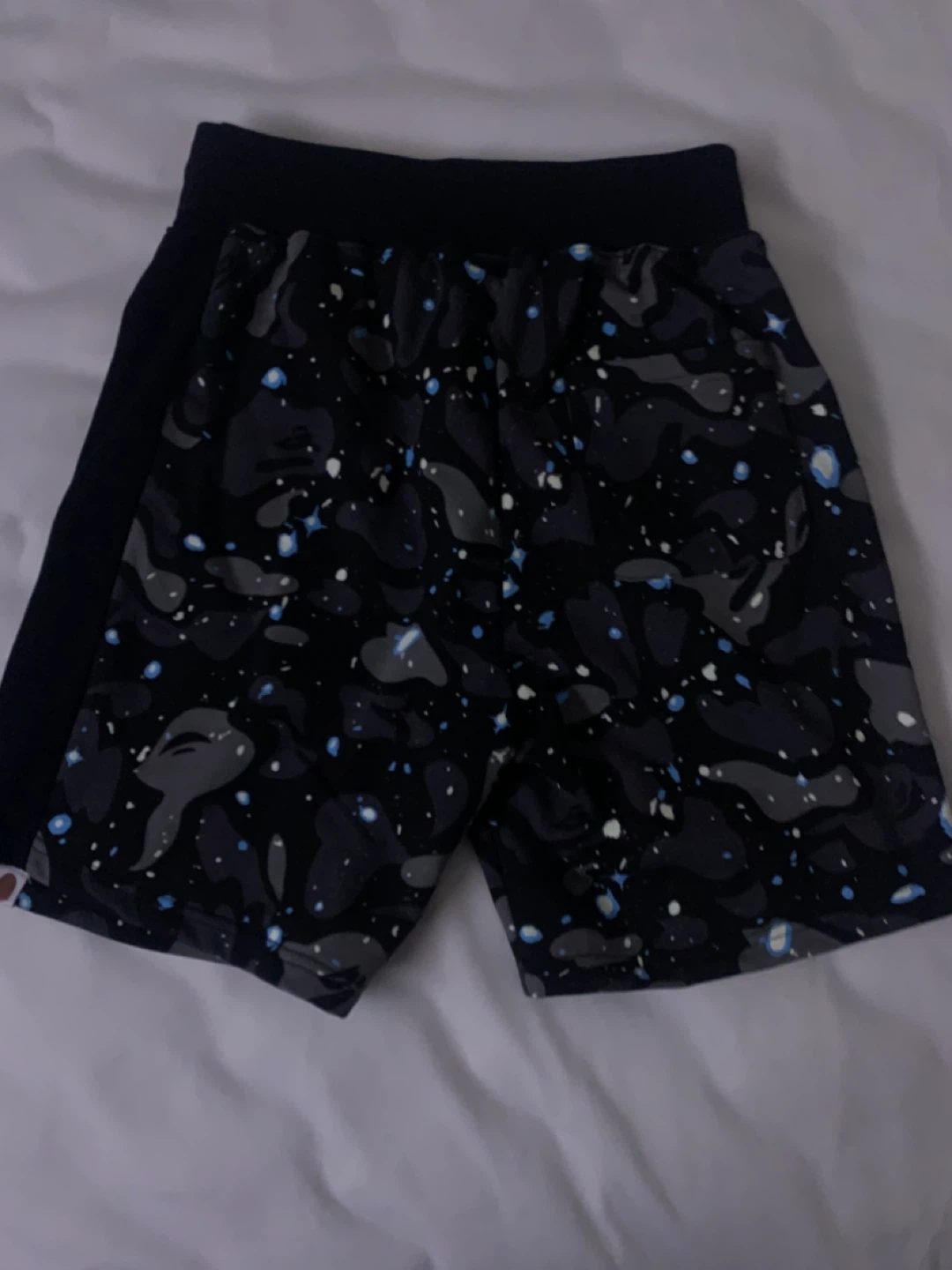A Bathing Ape Shark Print Shorts - Size M - photo 2