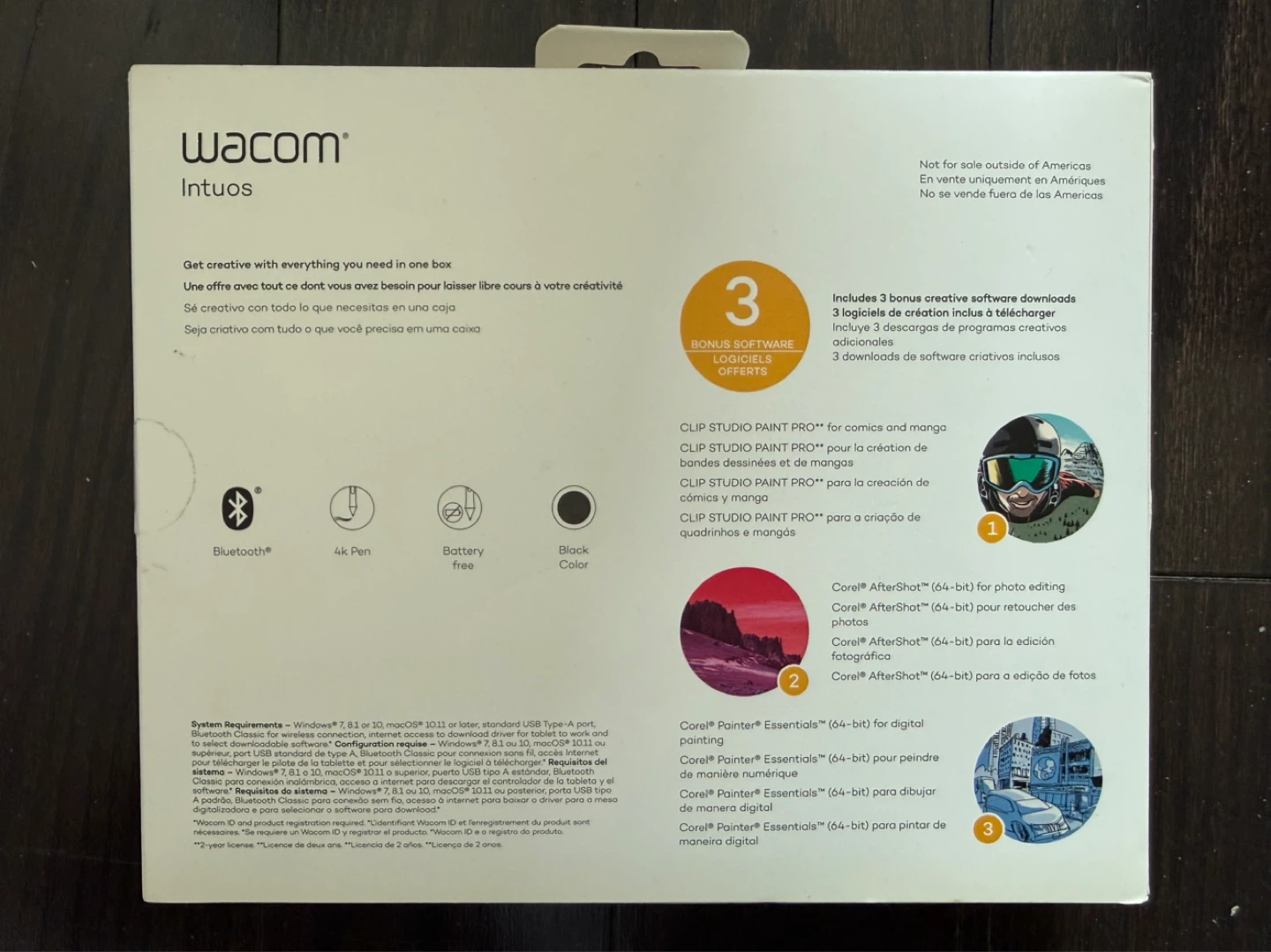 Wacom Intuos Creative Pen Tablet (Black) - photo 2