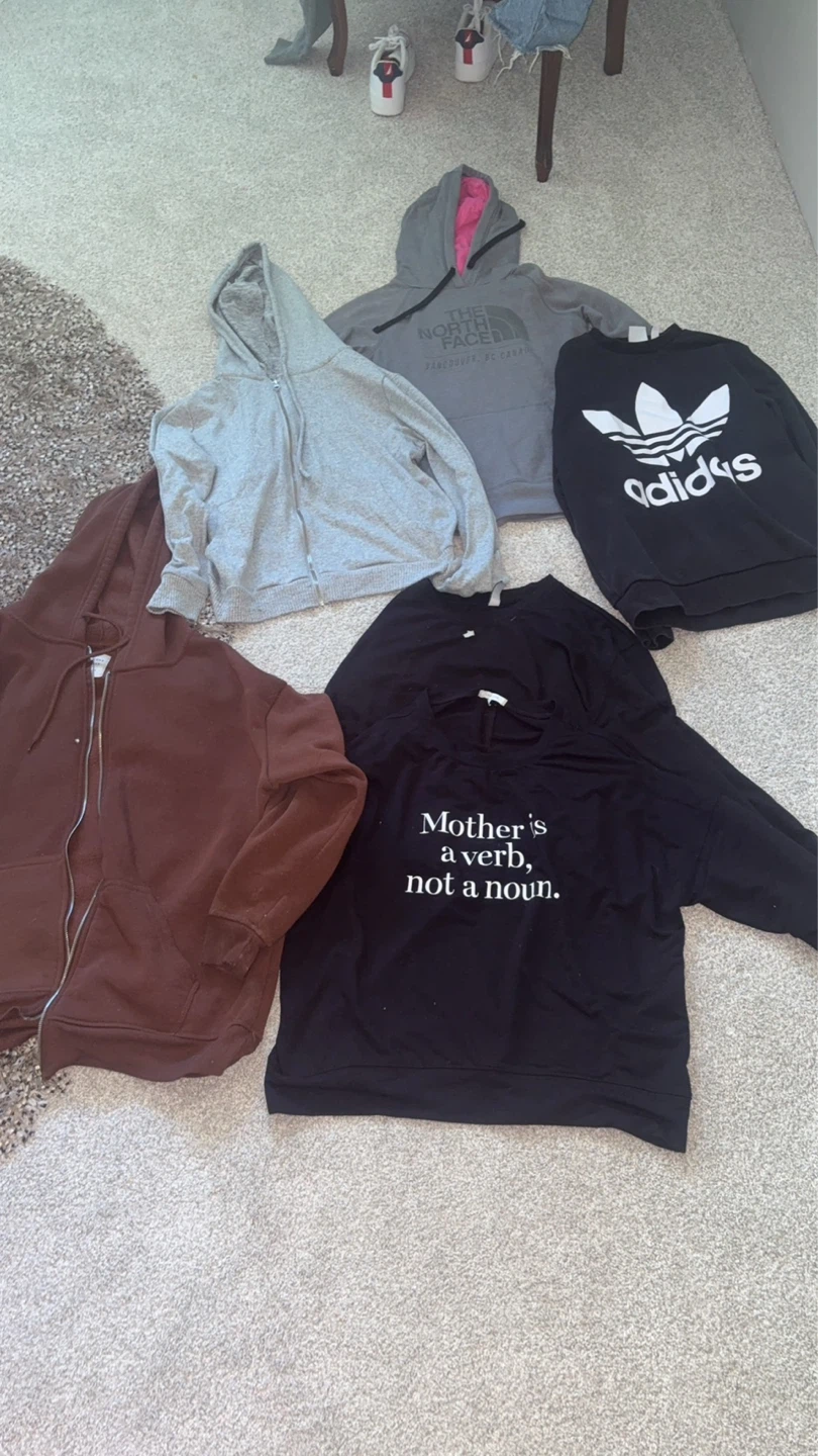 Bundle of 5 Hoodies and Sweatshirts