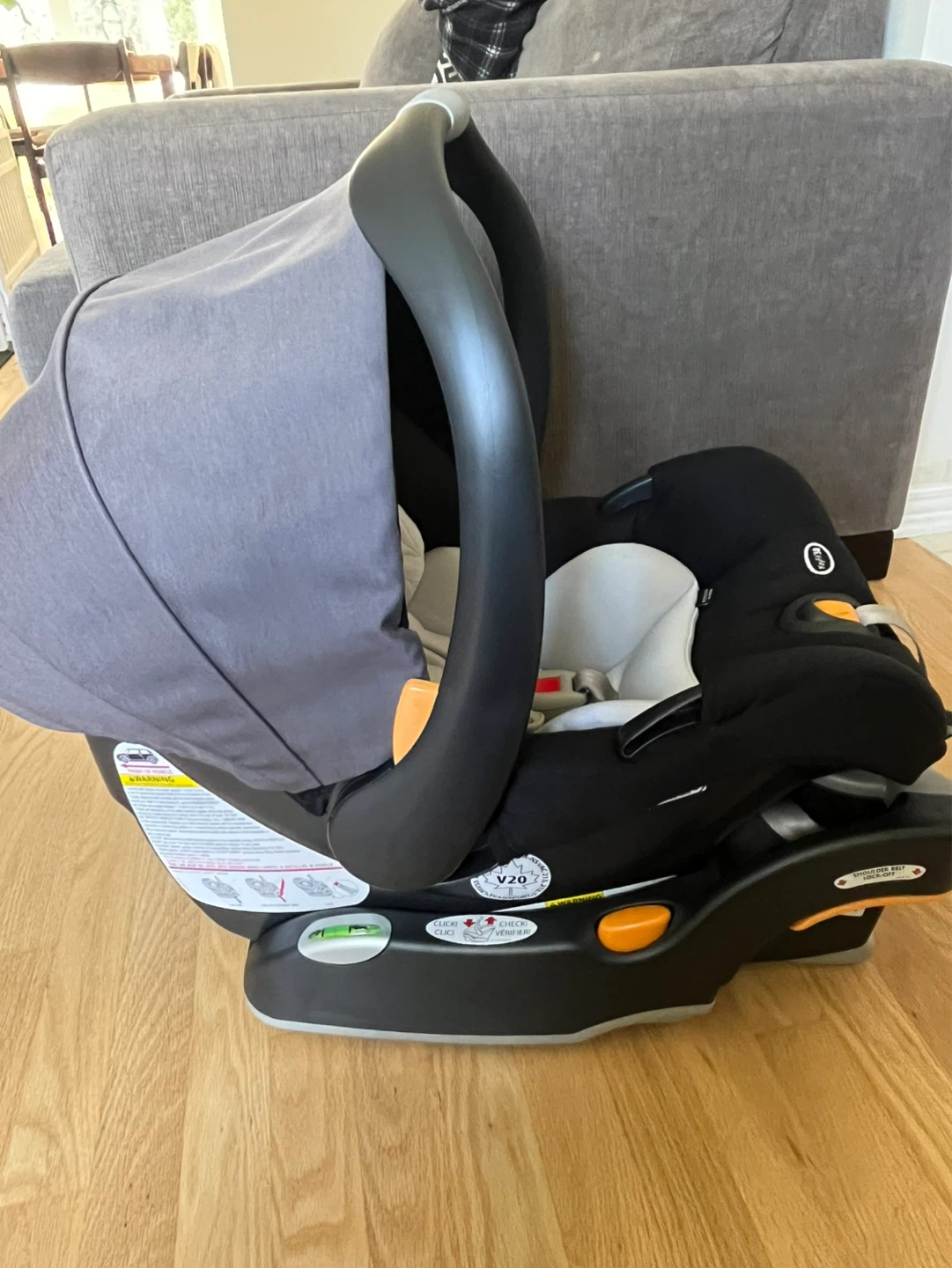 Chicco KeyFit 30 ClearTex Infant Car Seat and Base - Pewter - photo 3