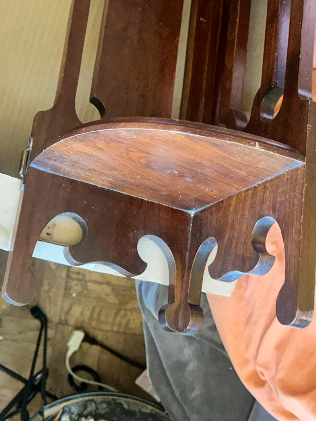 Small Art nouveau corner shelf - photo 4