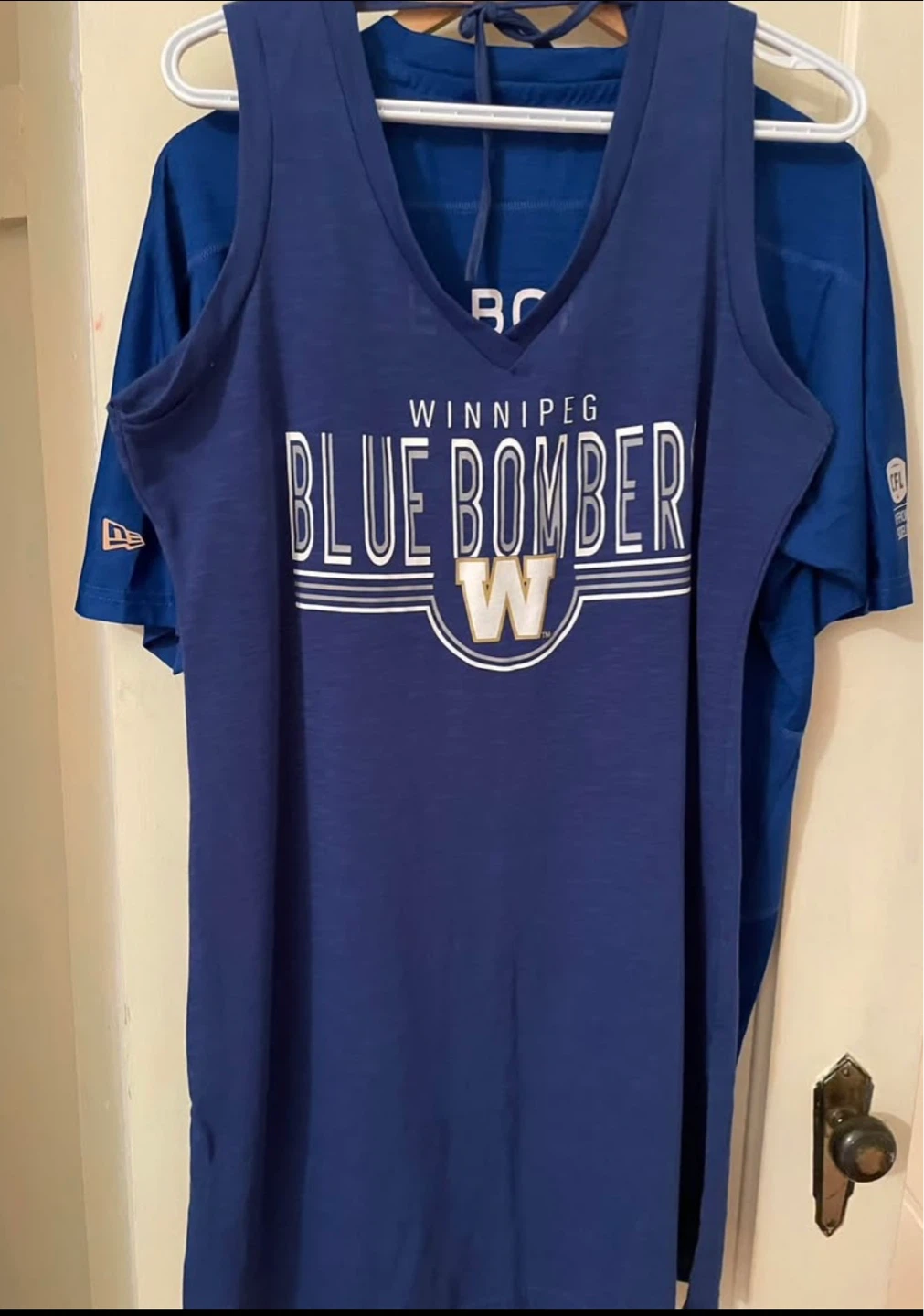 Winnipeg Blue Bombers woman’s dress/beach cover up Size L/G
