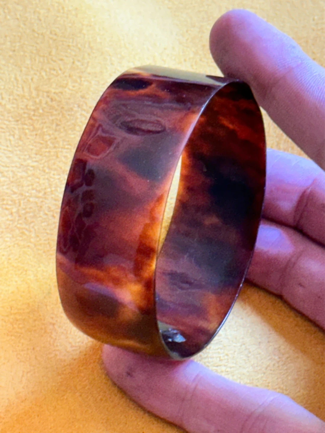Victorian Tortious Shell Bangle
