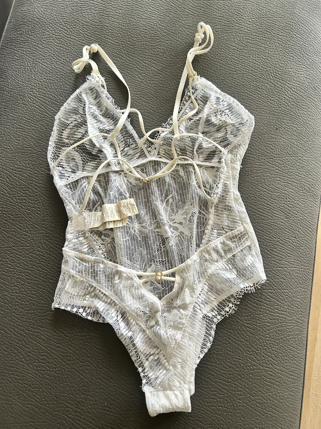 Lace Bodysuit - White  Woman - photo 2