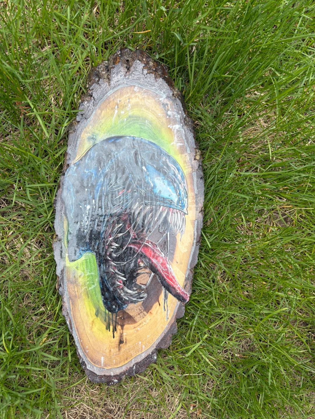 Live edge wood pieces 20 each  Artwork on Wood Slice - photo 4