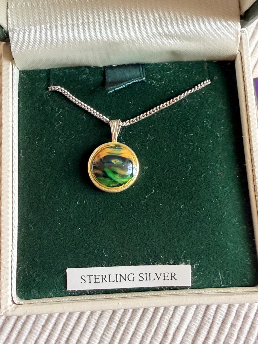 Heathergems Sterling Silver Pendant Necklace Made in Scotland - photo 3