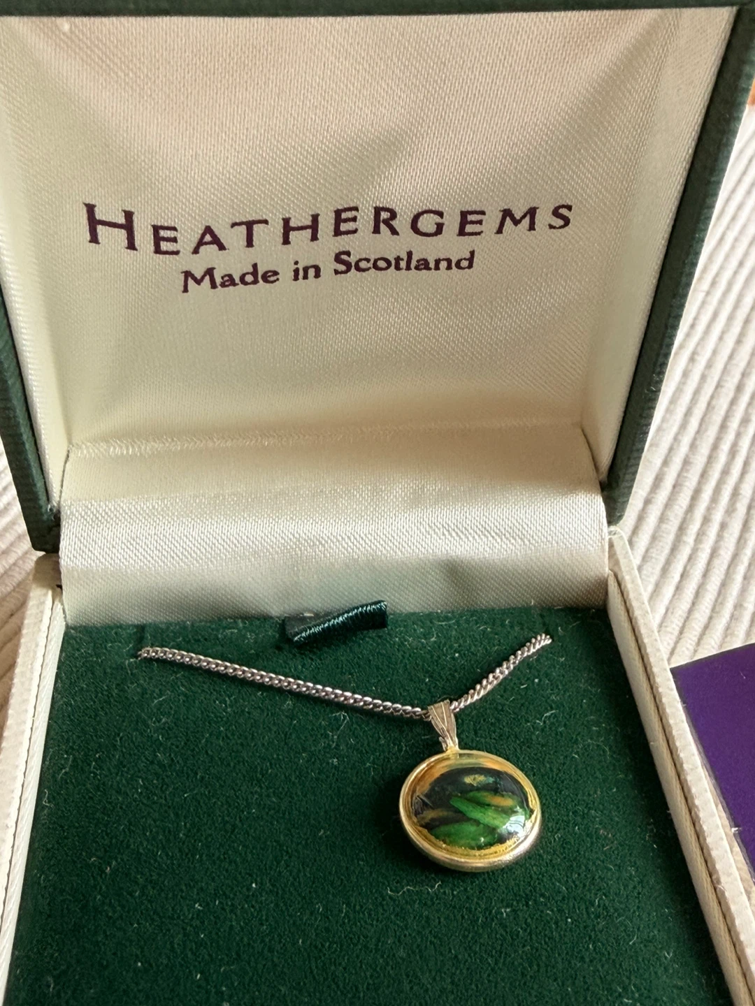 Heathergems Sterling Silver Pendant Necklace Made in Scotland - photo 4