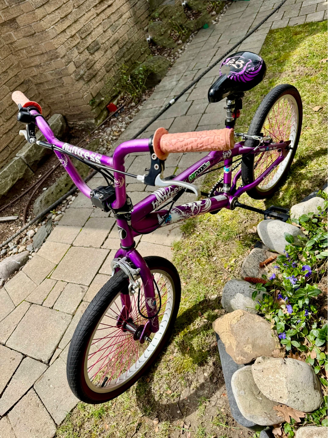 Purple 19 1/2 Freestyle BMX Bicycle