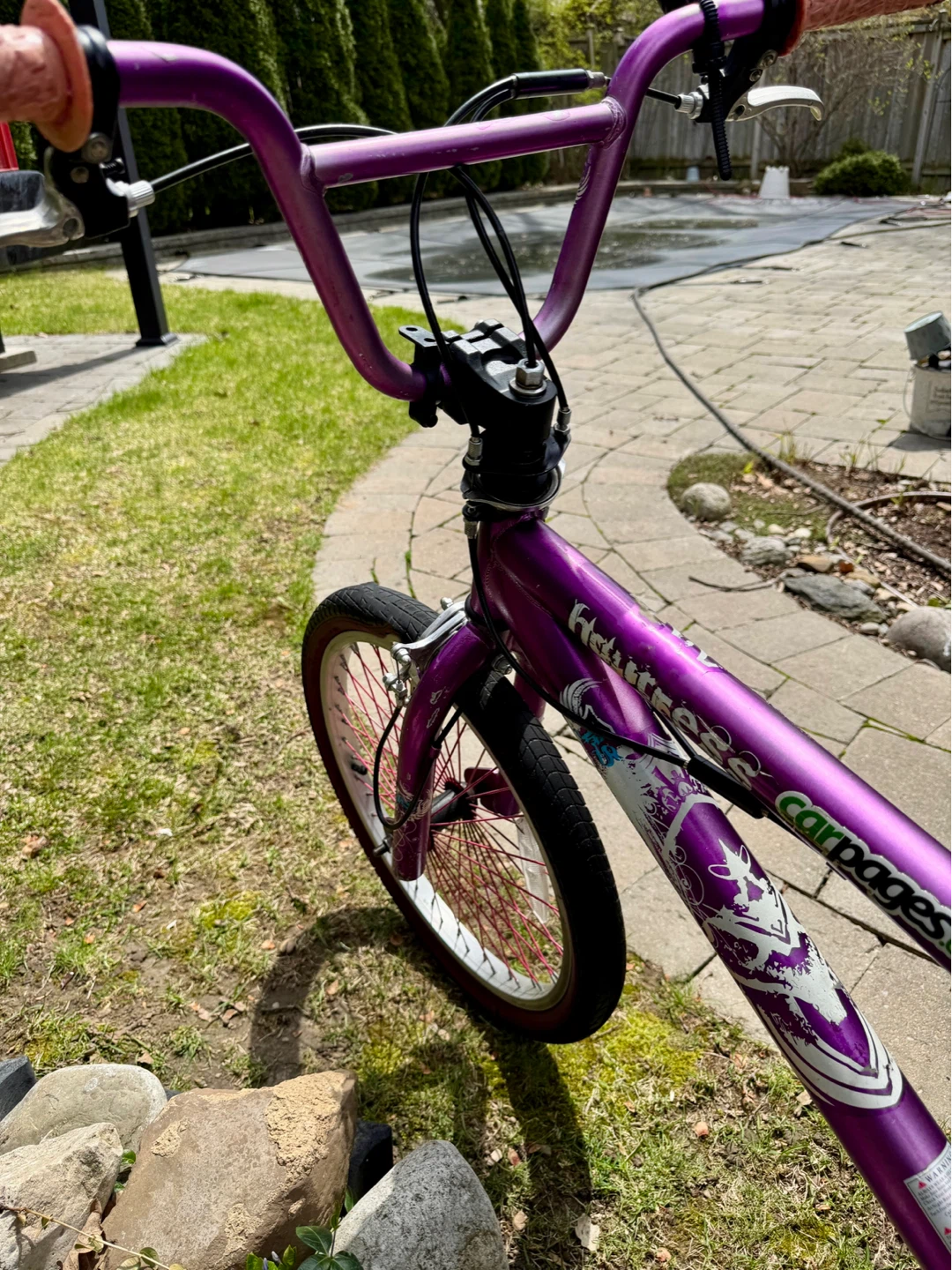 Purple 19 1/2 Freestyle BMX Bicycle - photo 4