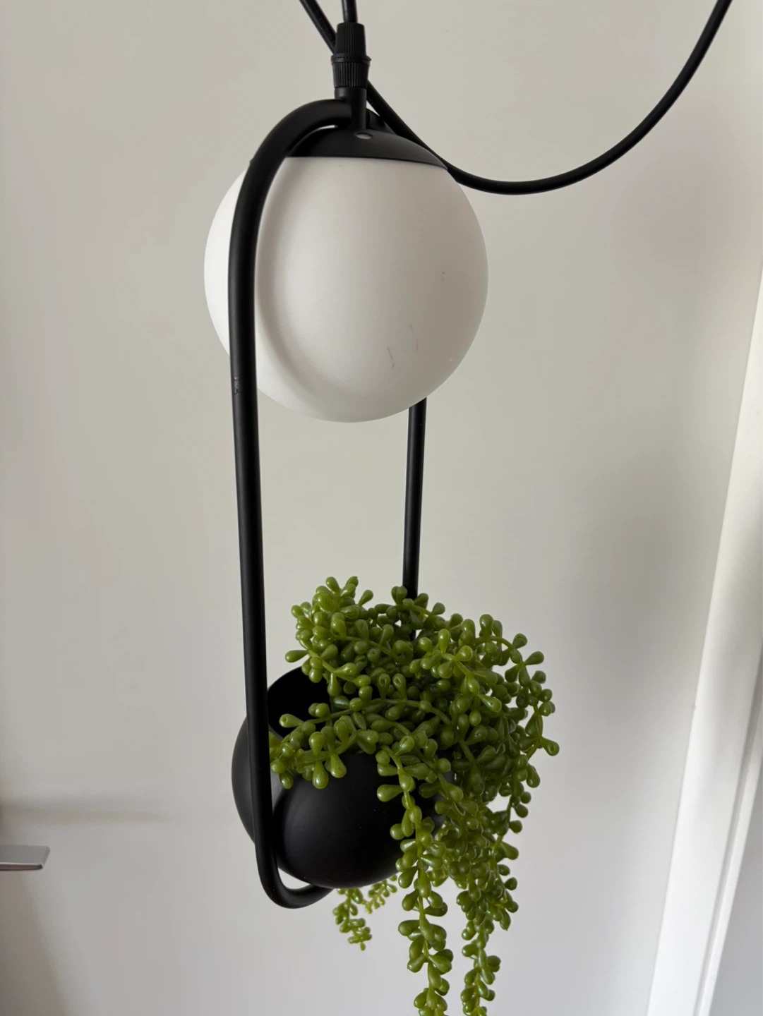 Stylish Plant Flower Pot Lamp Garden Living Room