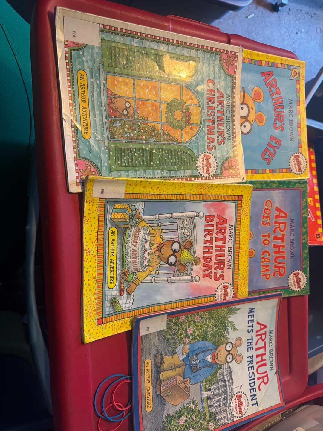 Set of 5 Arthur Adventure Books by Marc Brown