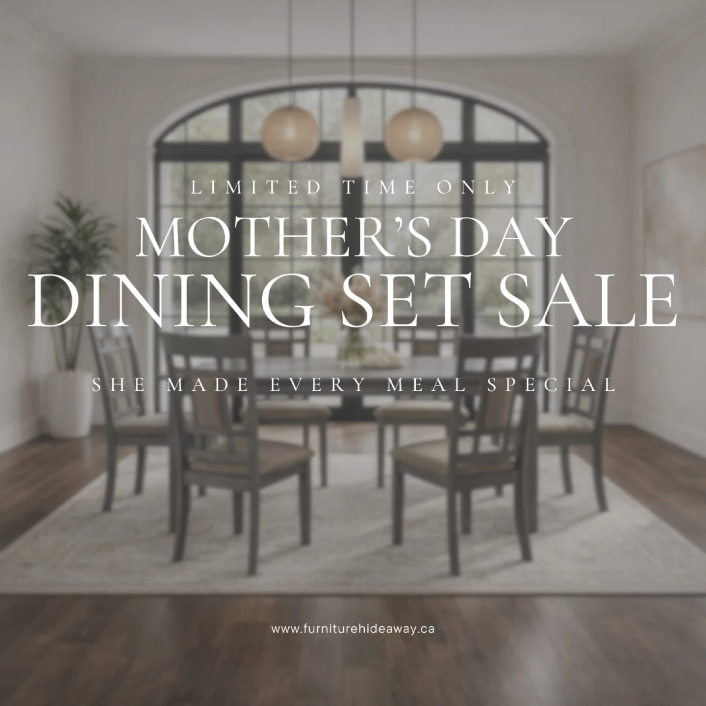 Save on dining sets this Mother’s Day
