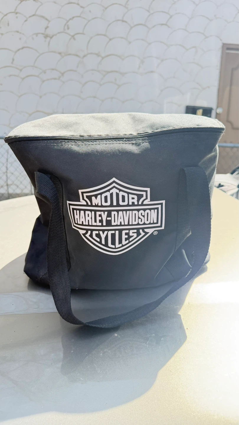 Harley Davidson Portable Charcoal BBQ Grill Bag Tailgate Cooker - photo 2