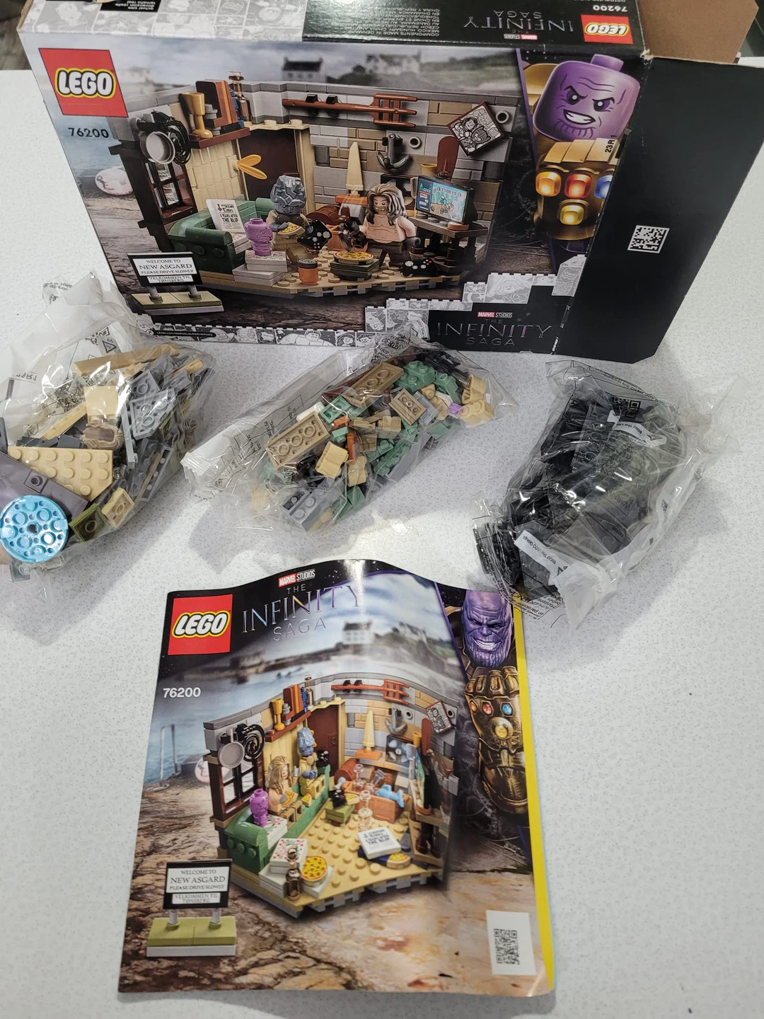 LEGO Marvel The Infinity Saga 76200 New Asgard - no figures