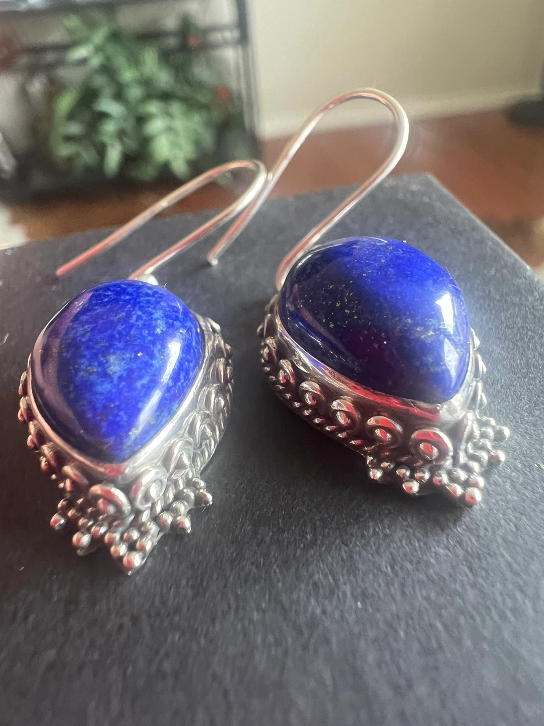 925 silver Lapis Lazuli earrings