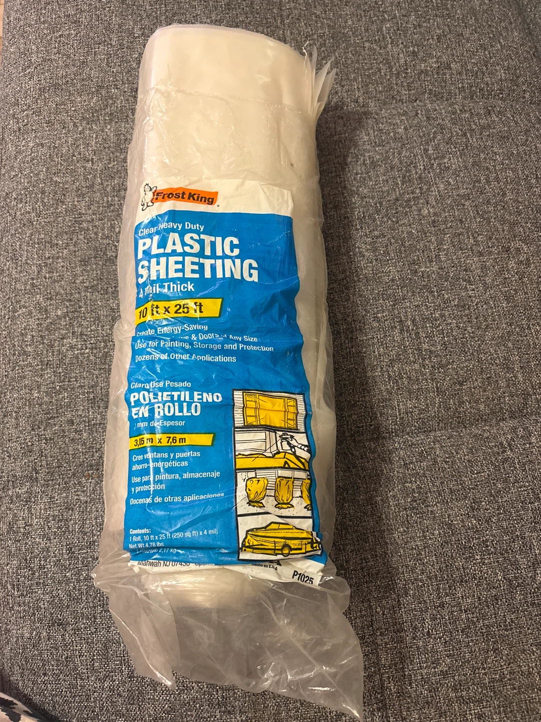 Frost King Clear Heavy Duty Plastic Sheeting 10 ft x 25 ft