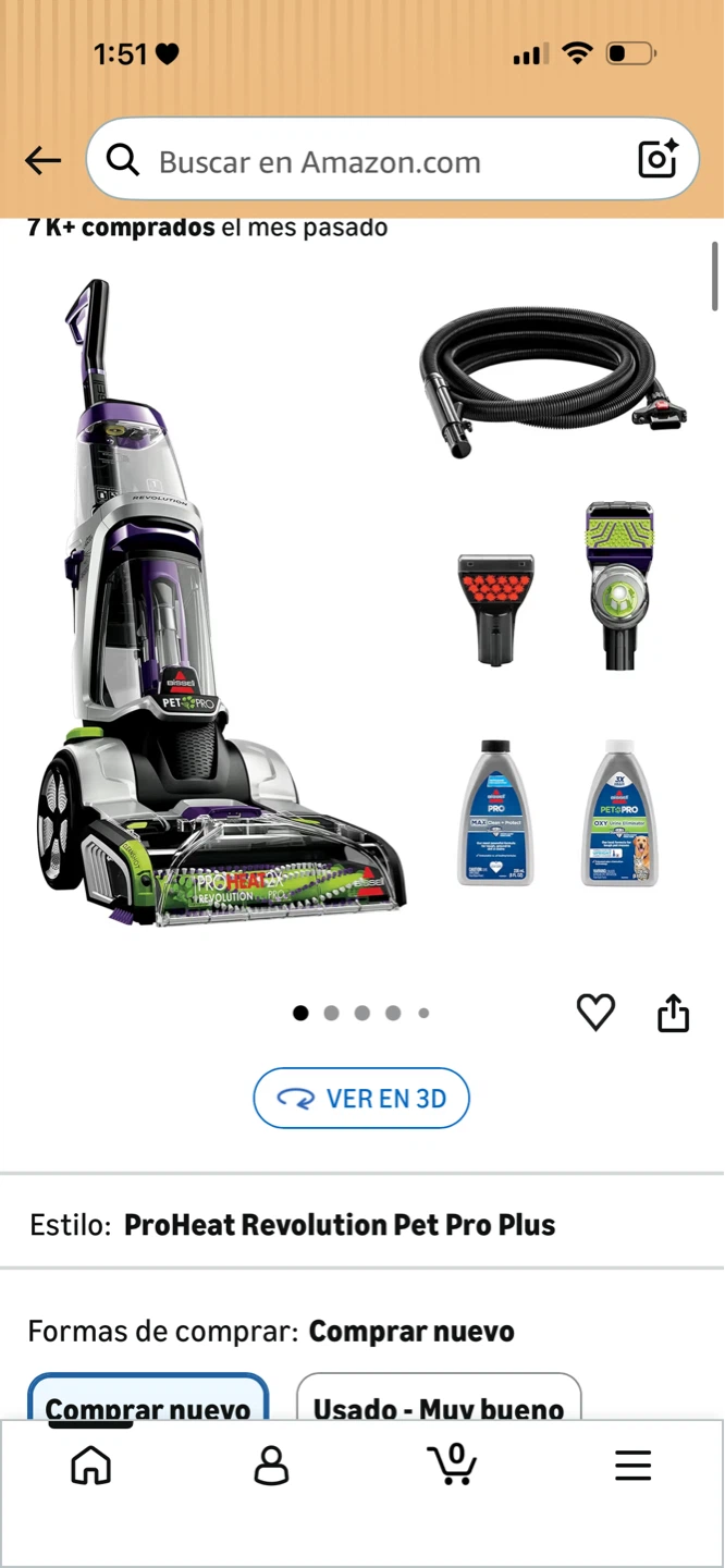 Bissell ProHeat Revolution Pet Pro Plus Carpet Cleaner