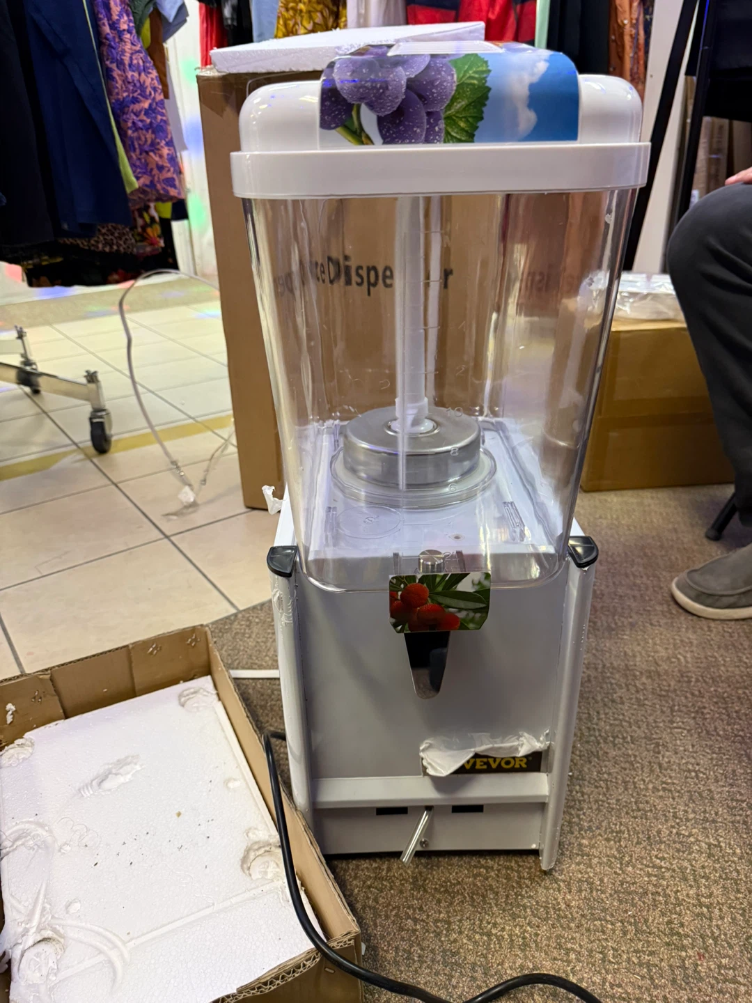 VEVOR Commercial Beverage Dispenser - 4.8 Gallon - photo 2