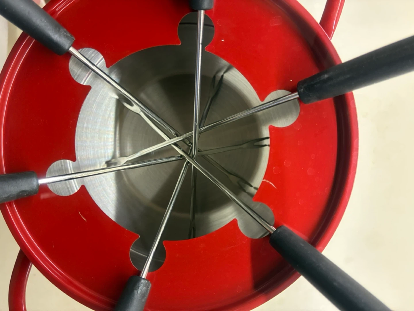 Immaculate Fondue Pot Set with 6 Forks - photo 3