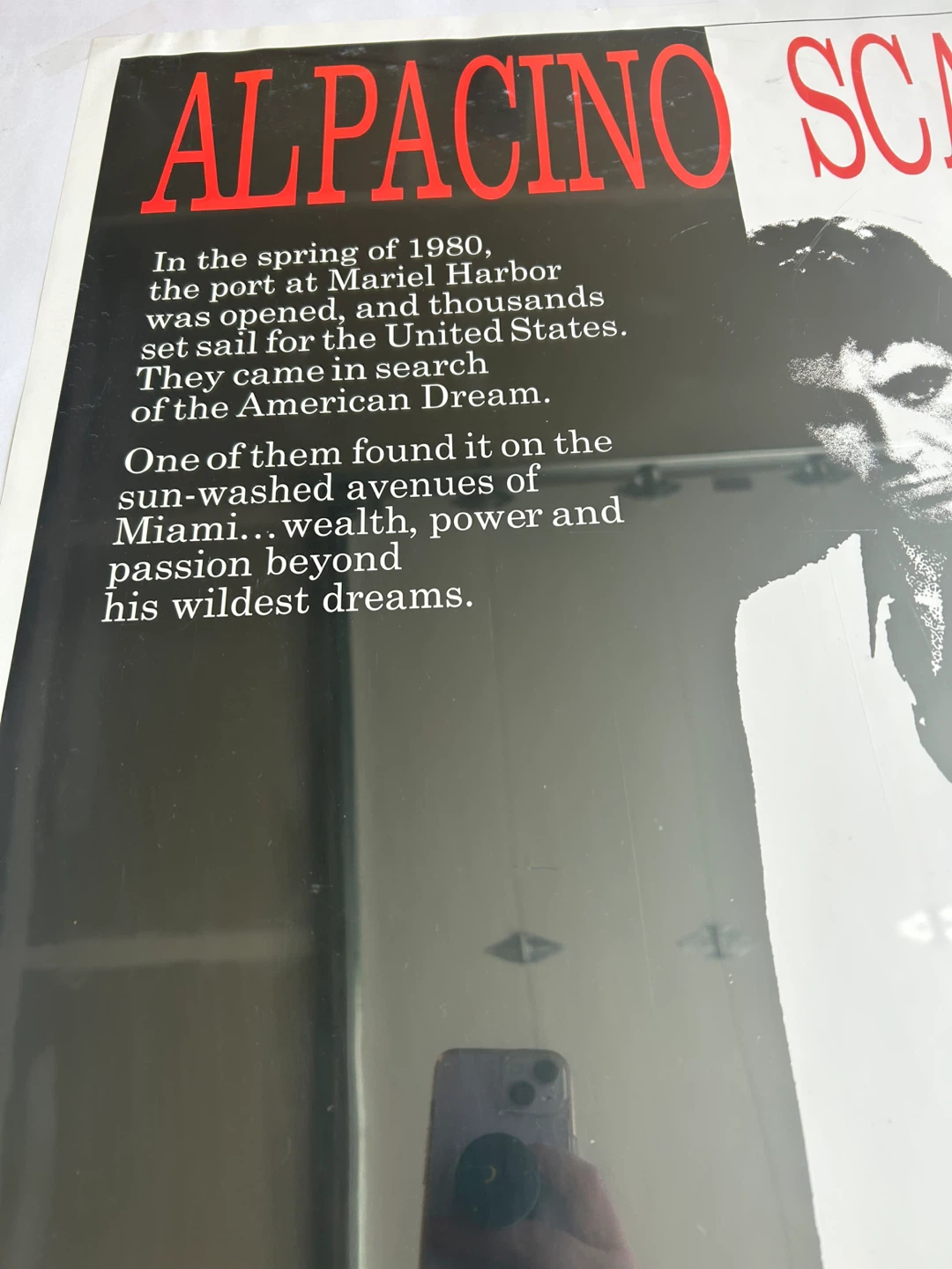 Al Pacino Scarface Movie Poster - photo 2