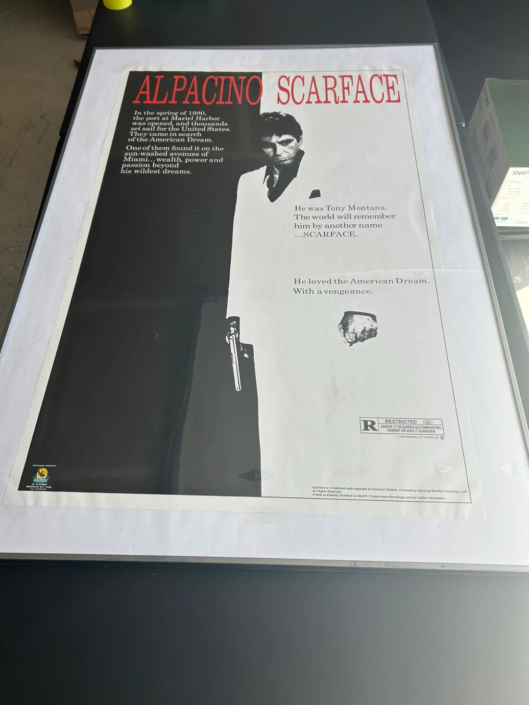 Al Pacino Scarface Movie Poster