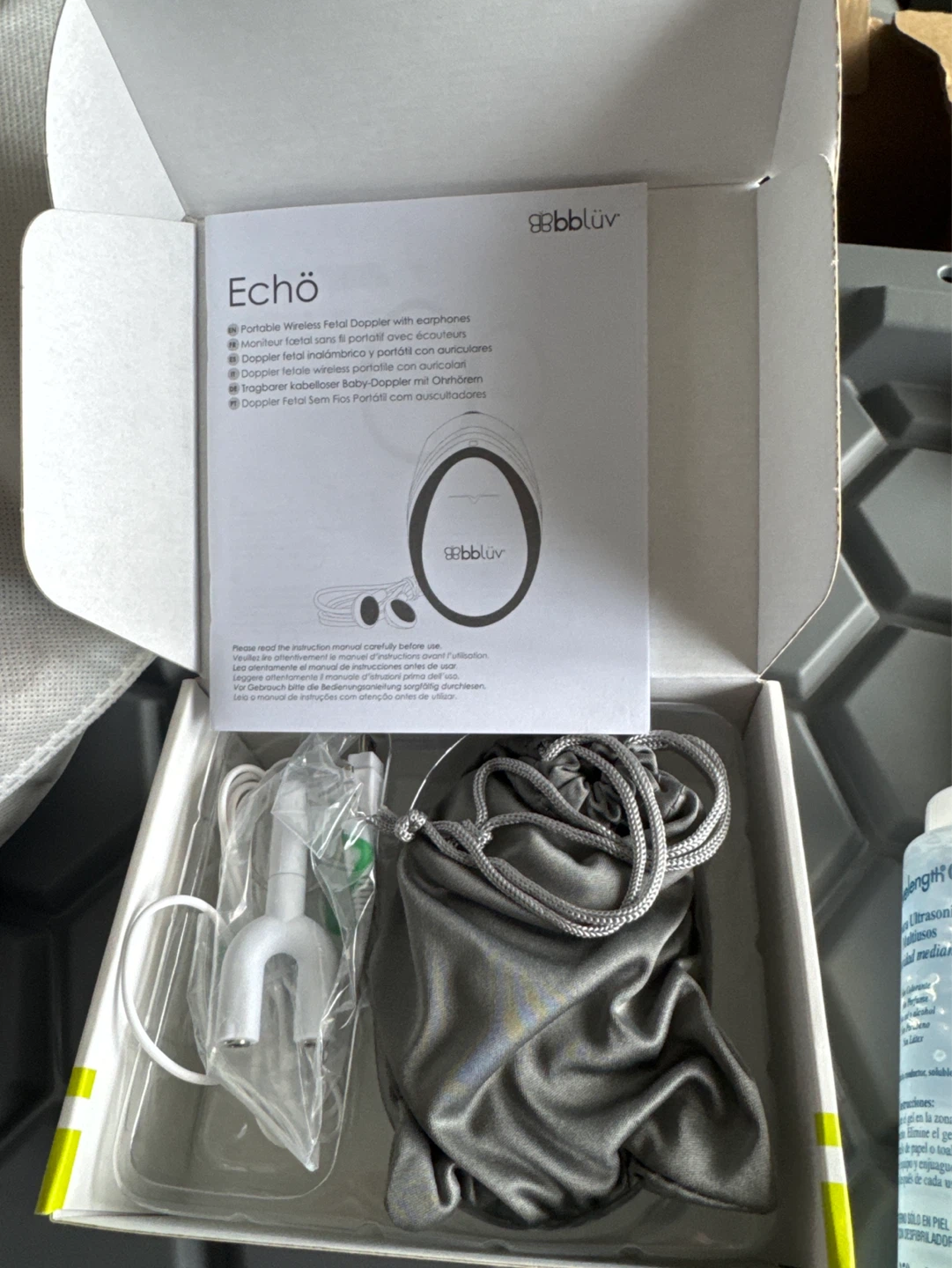 Bblüv Echo Portable Wireless Fetal Doppler with Earphones - photo 2