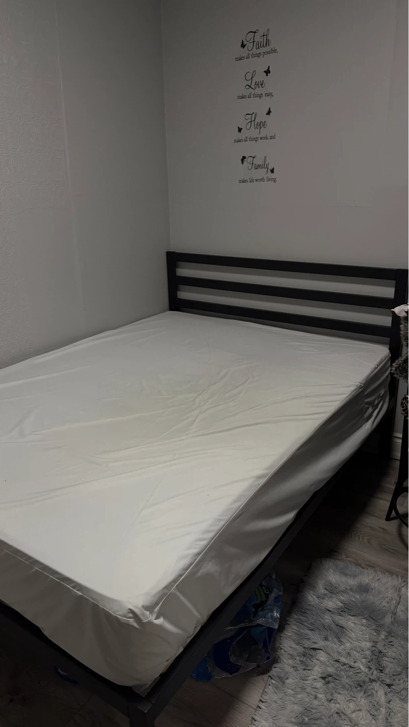 Black Metal Bed Frame - photo 2