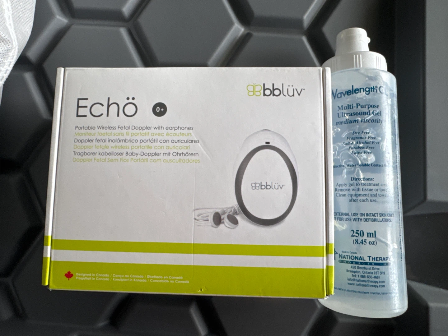 Bblüv Echo Portable Wireless Fetal Doppler with Earphones
