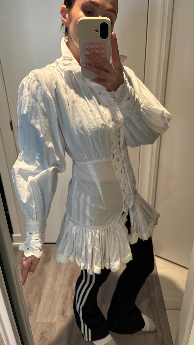 Etika White Blouse - Size S - photo 2