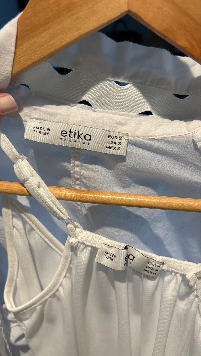 Etika White Blouse - Size S - photo 4
