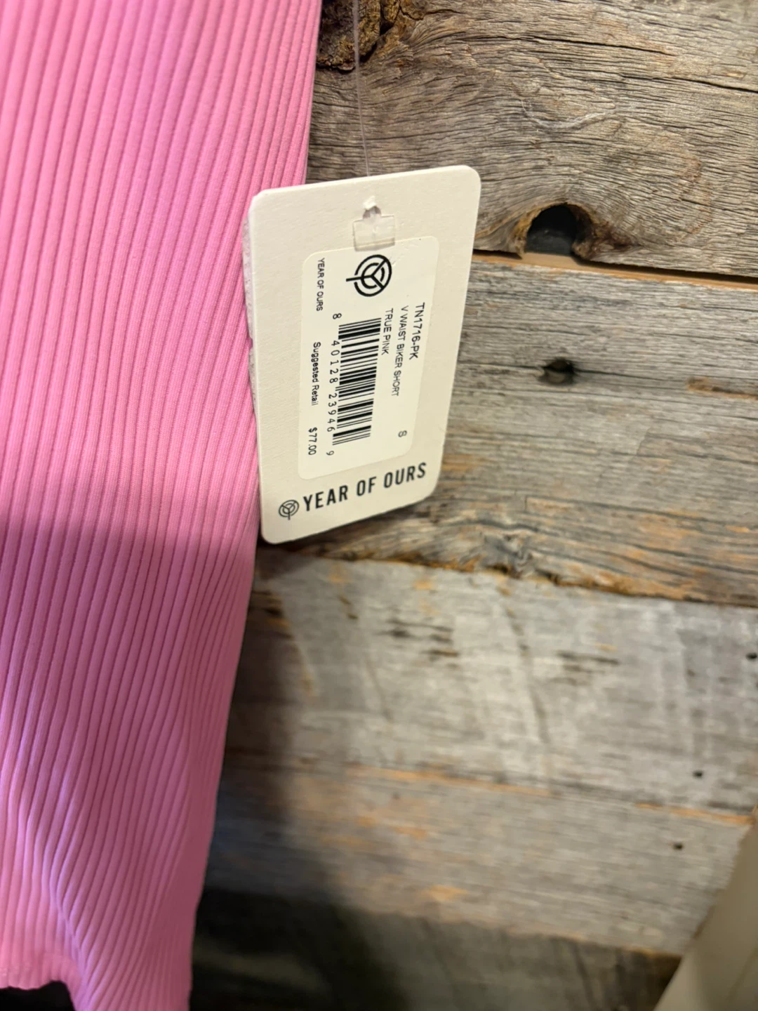 YEAR OF OURS Ribbed High Waisted Bike Shorts - Pink - photo 5