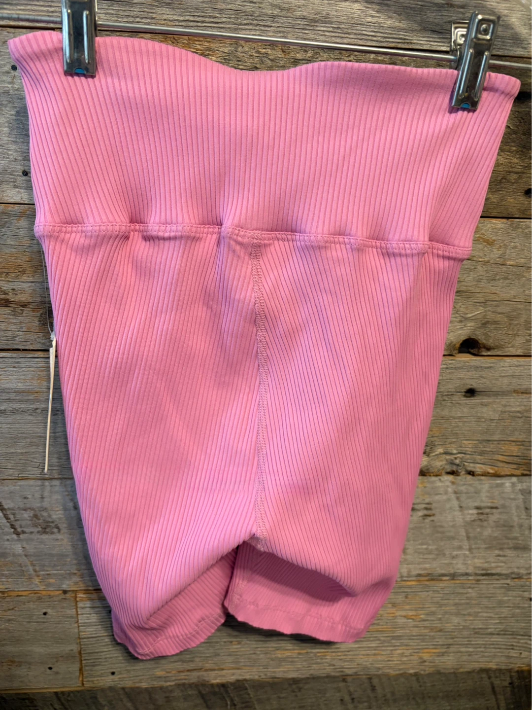 YEAR OF OURS Ribbed High Waisted Bike Shorts - Pink - photo 4