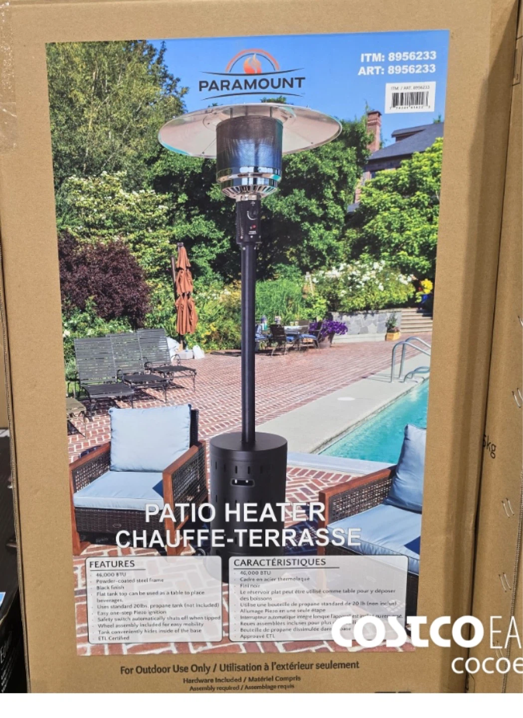 NEW-Paramount Patio heater 46,000 BTU - photo 2