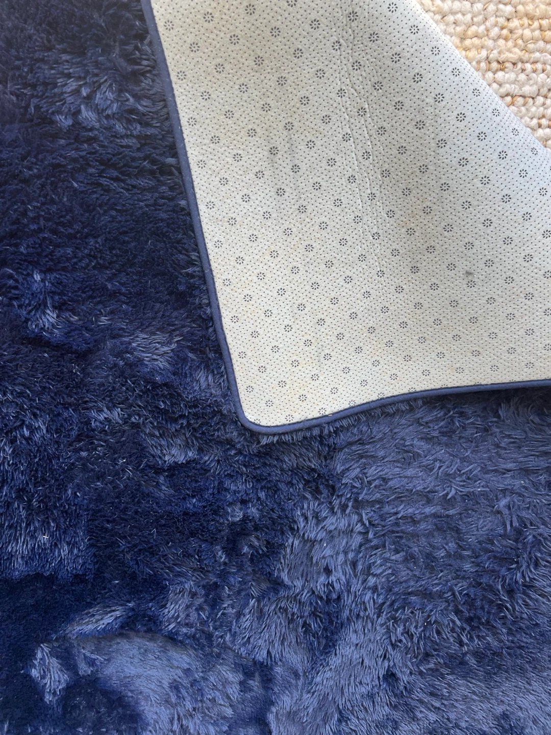 Navy Blue Shaggy Rug - photo 3