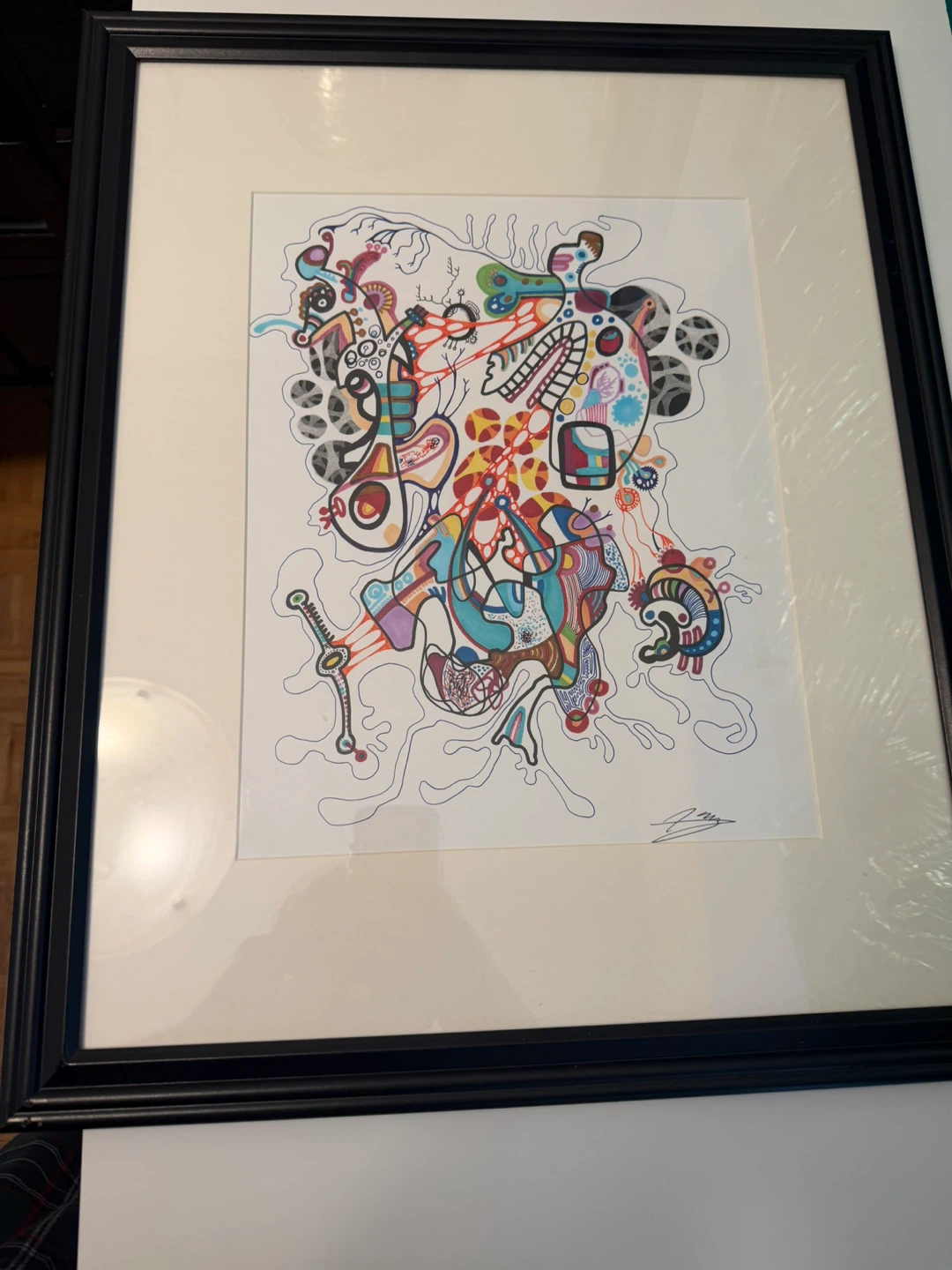Framed Abstract Art - photo 3