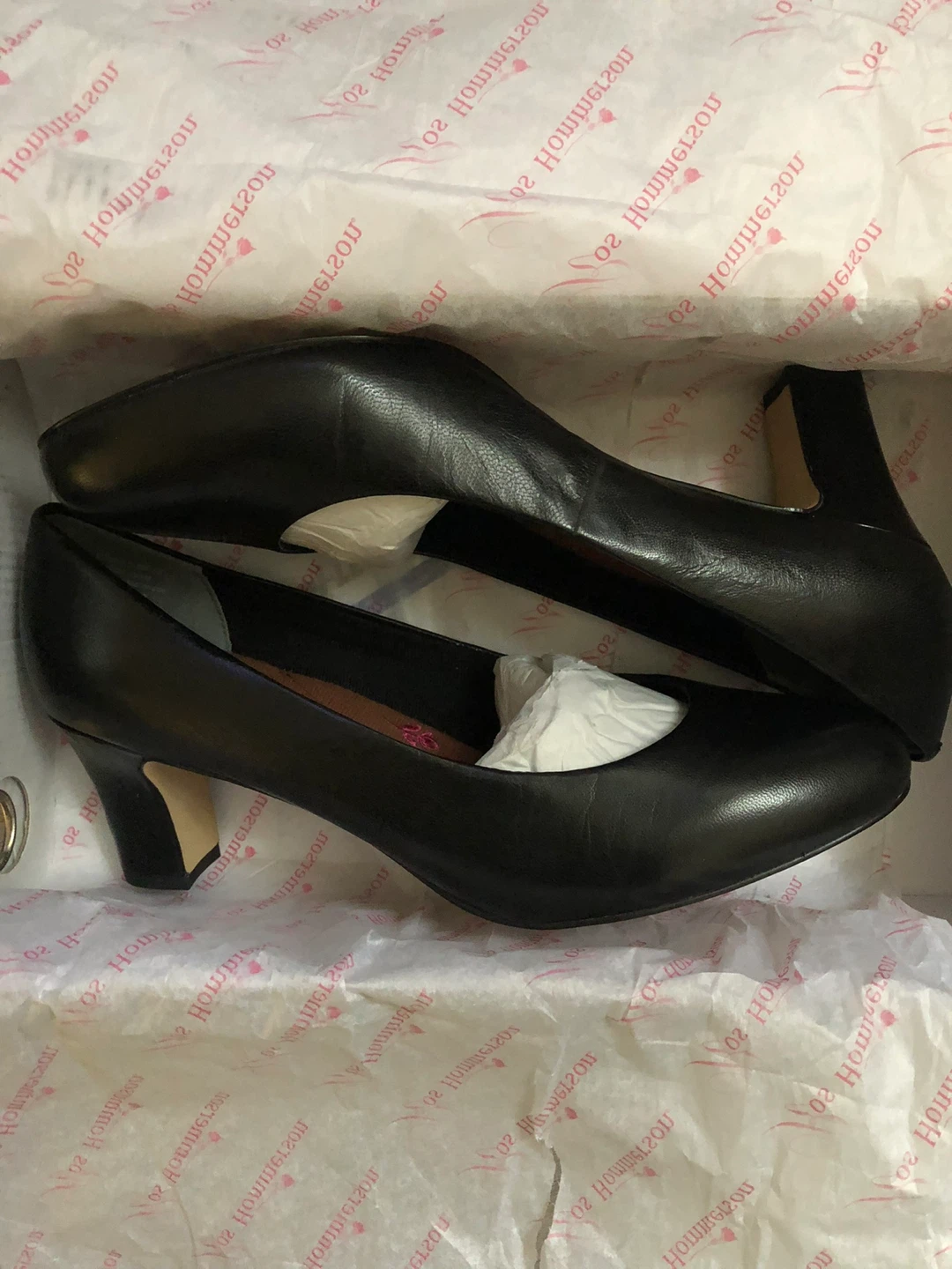 Ros Hommerson Black Leather Heels - photo 2