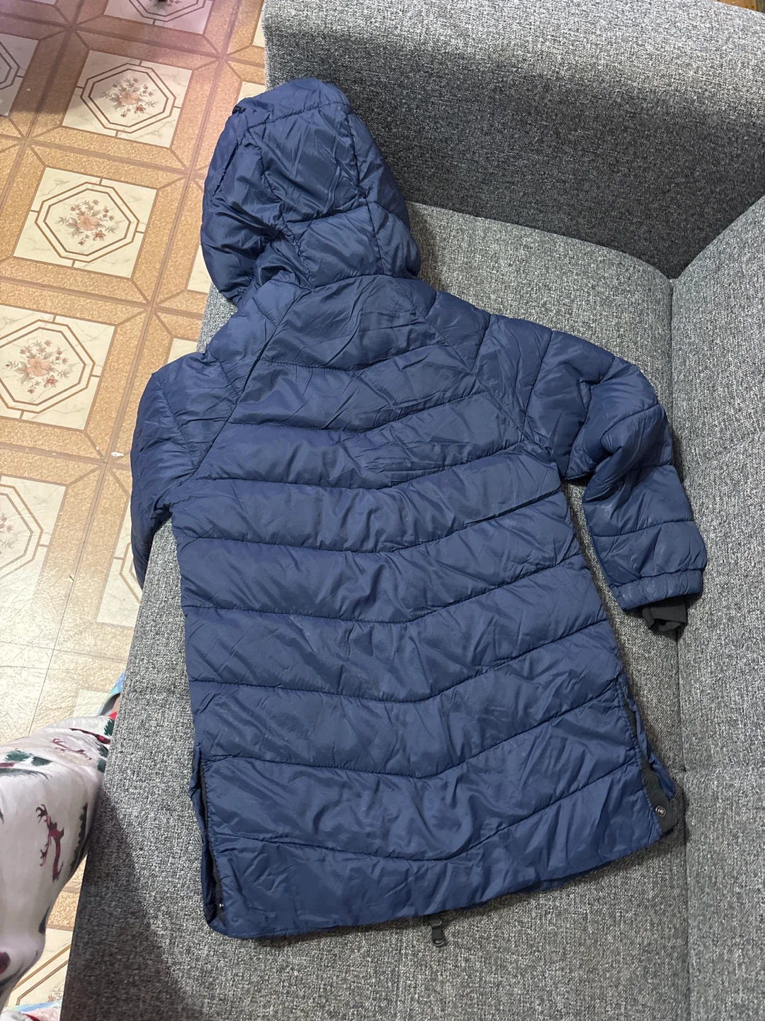 Old Navy Charcoal Gray Wool Blend Peplum Coat - Large - photo 3