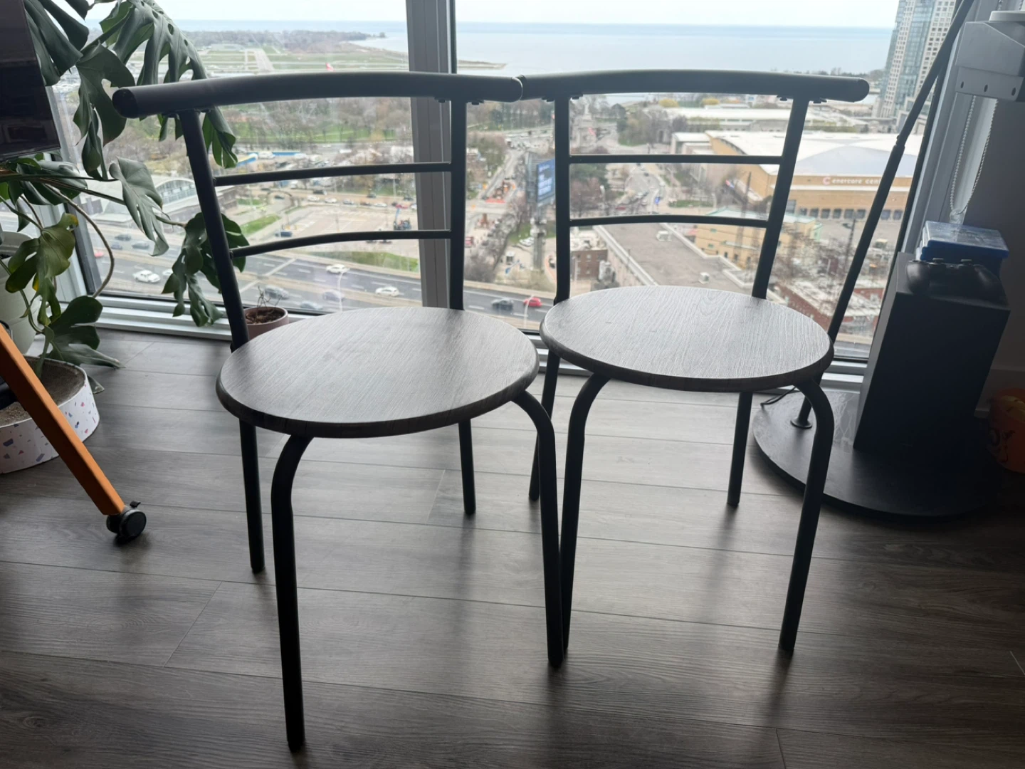 3-Piece Dining/Kitchen Compact Table Set for Small Space - photo 3