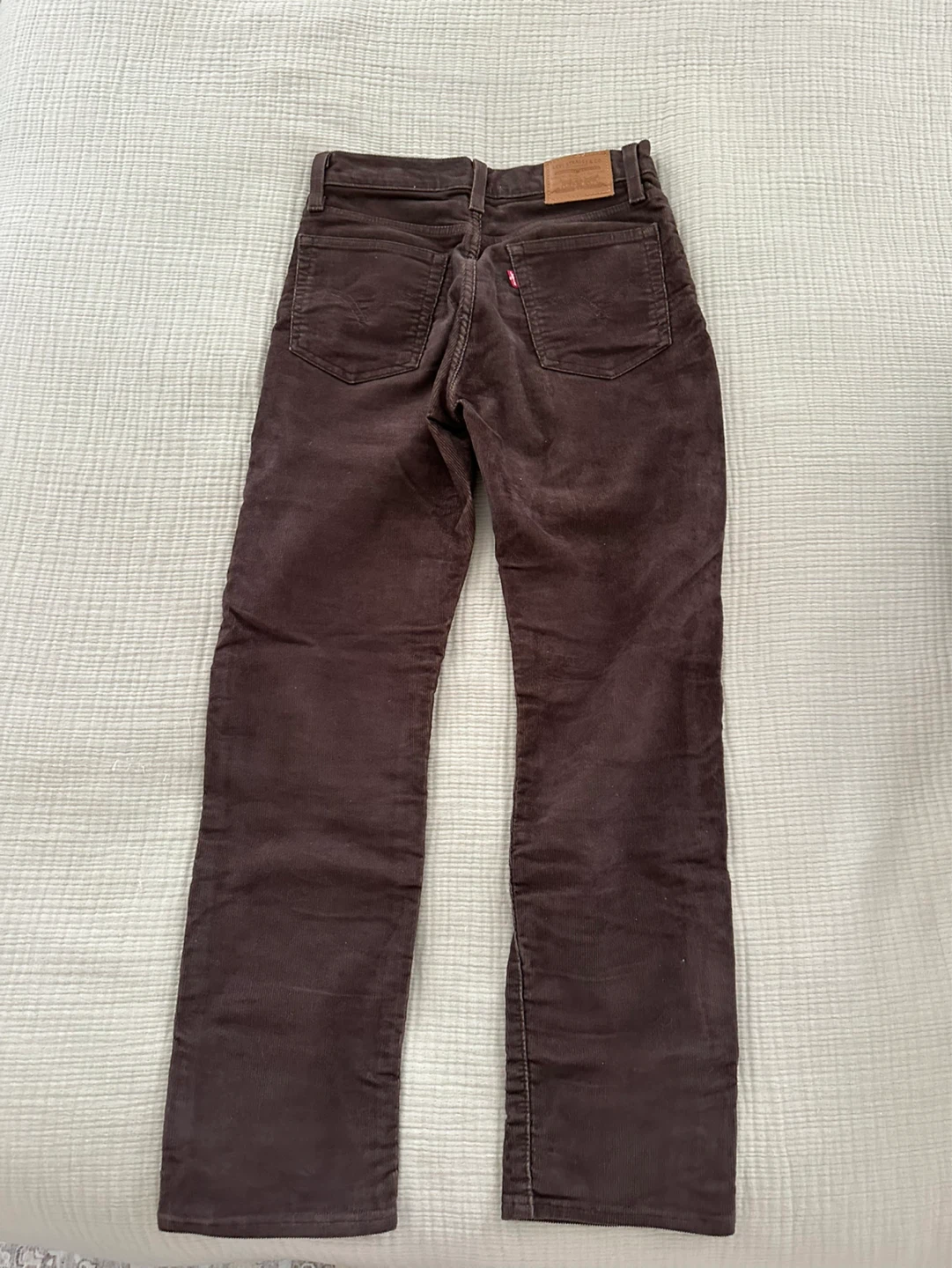 Levi’s Brown Corduroy Wedgie Straight 25 - photo 3