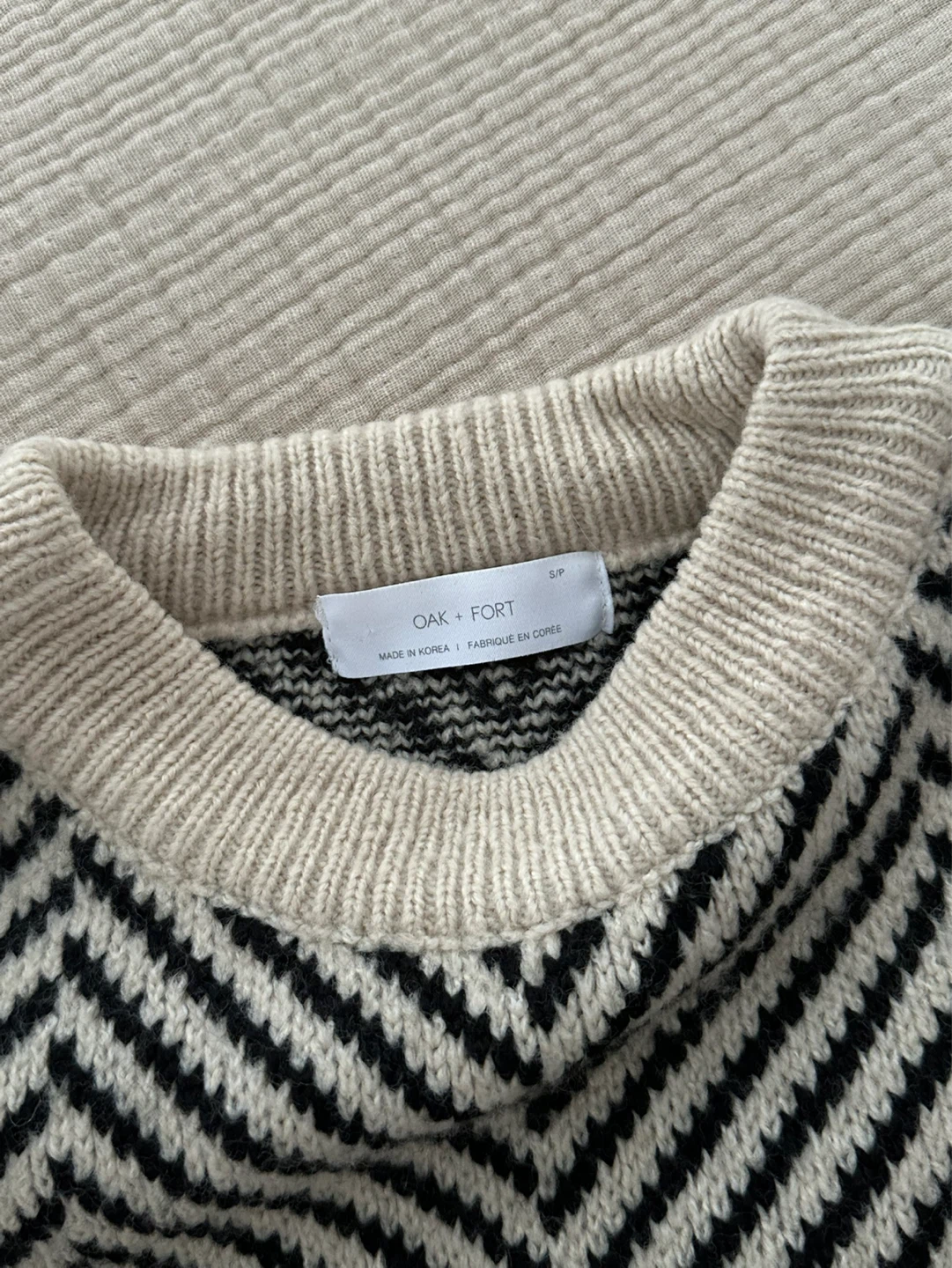 Oak + Fort chunky sweater S - photo 3