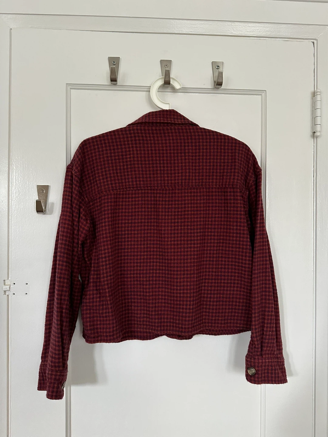 American Eagle Cropped plaid shirt XS - photo 2