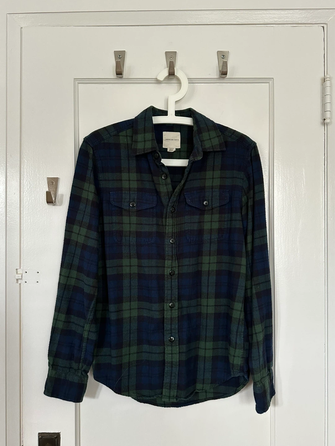 American Eagle plaid shirt XS