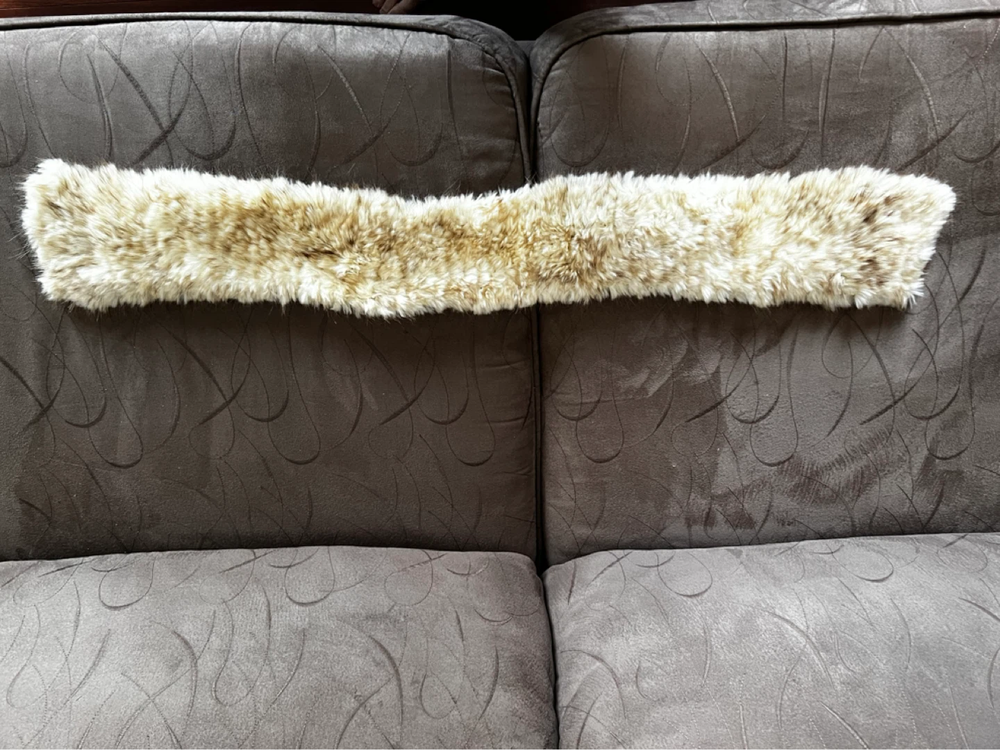 Knitted Fur Scarf - photo 2