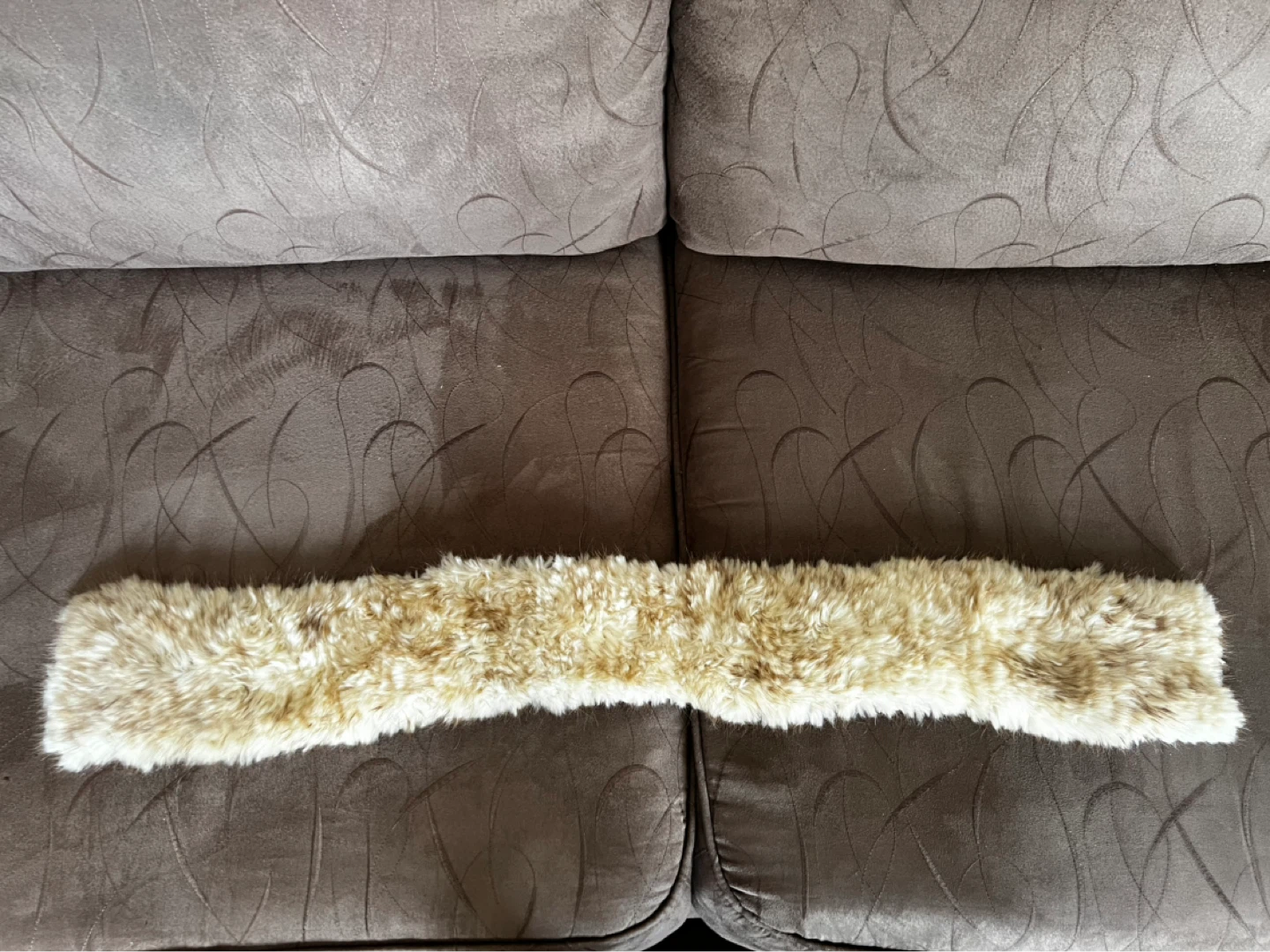 Knitted Fur Scarf