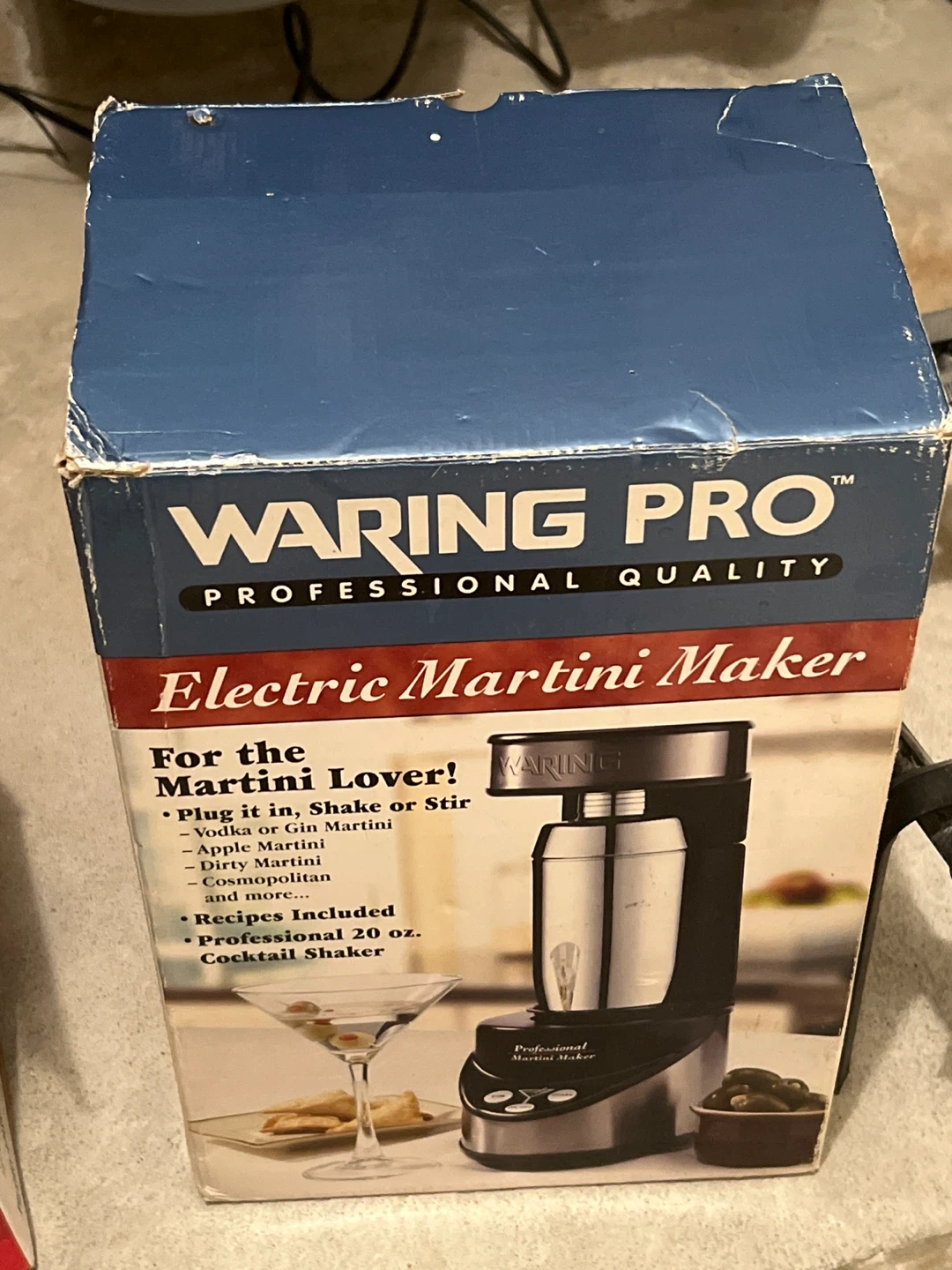 Waring Pro Electric Martini Maker with Shaker