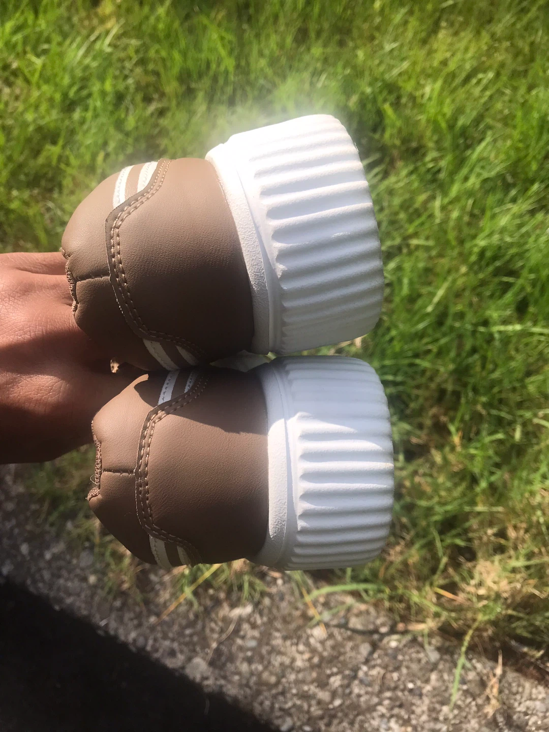 White and Brown Sneakers - EUR 37 - photo 2