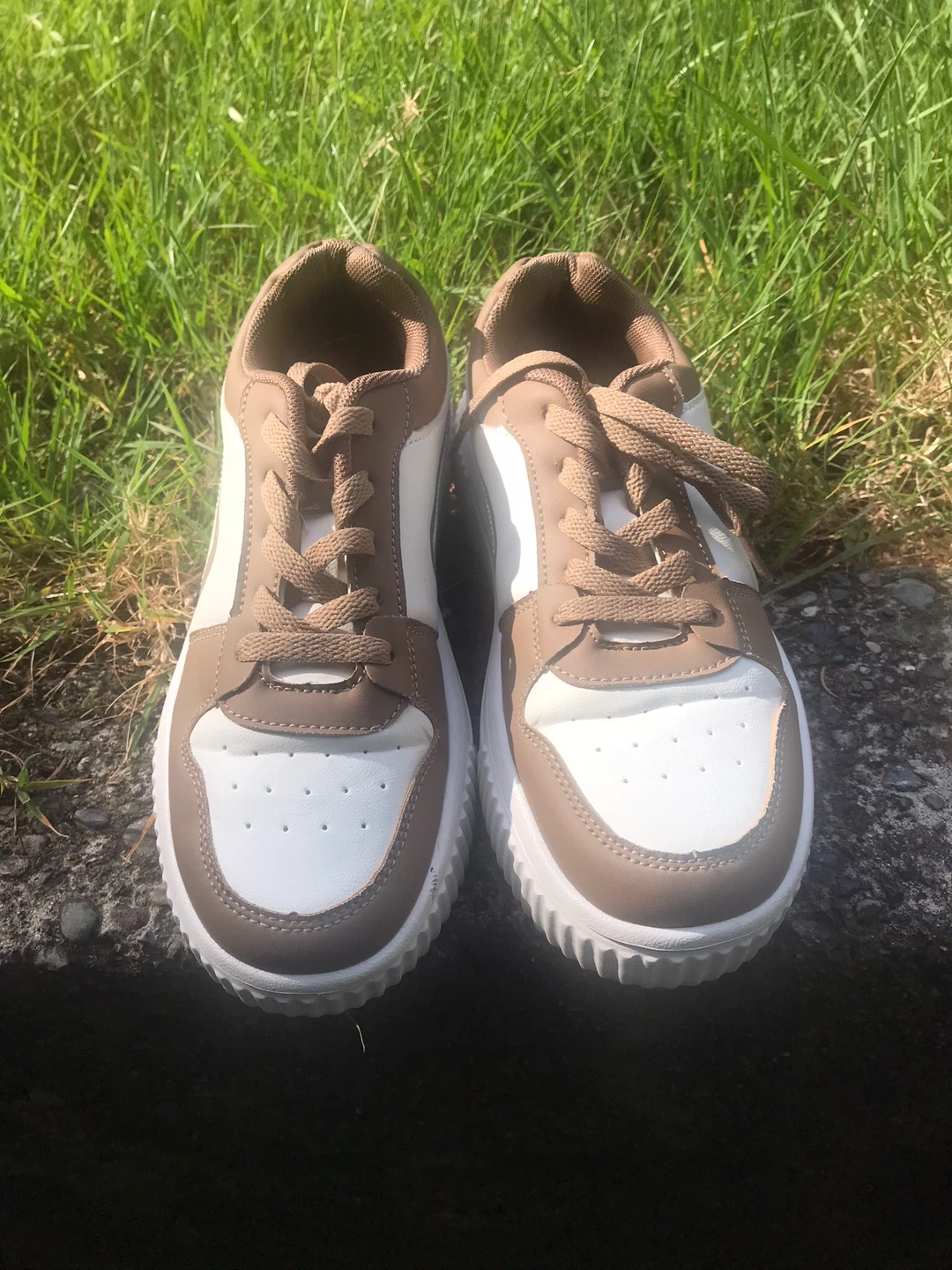 White and Brown Sneakers - EUR 37 - photo 3