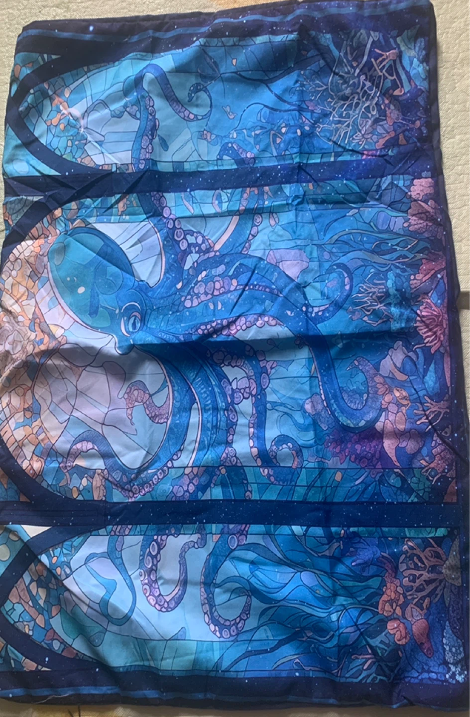 Feelyou Octopus Duvet Cover Set  Blue Full Size - photo 2