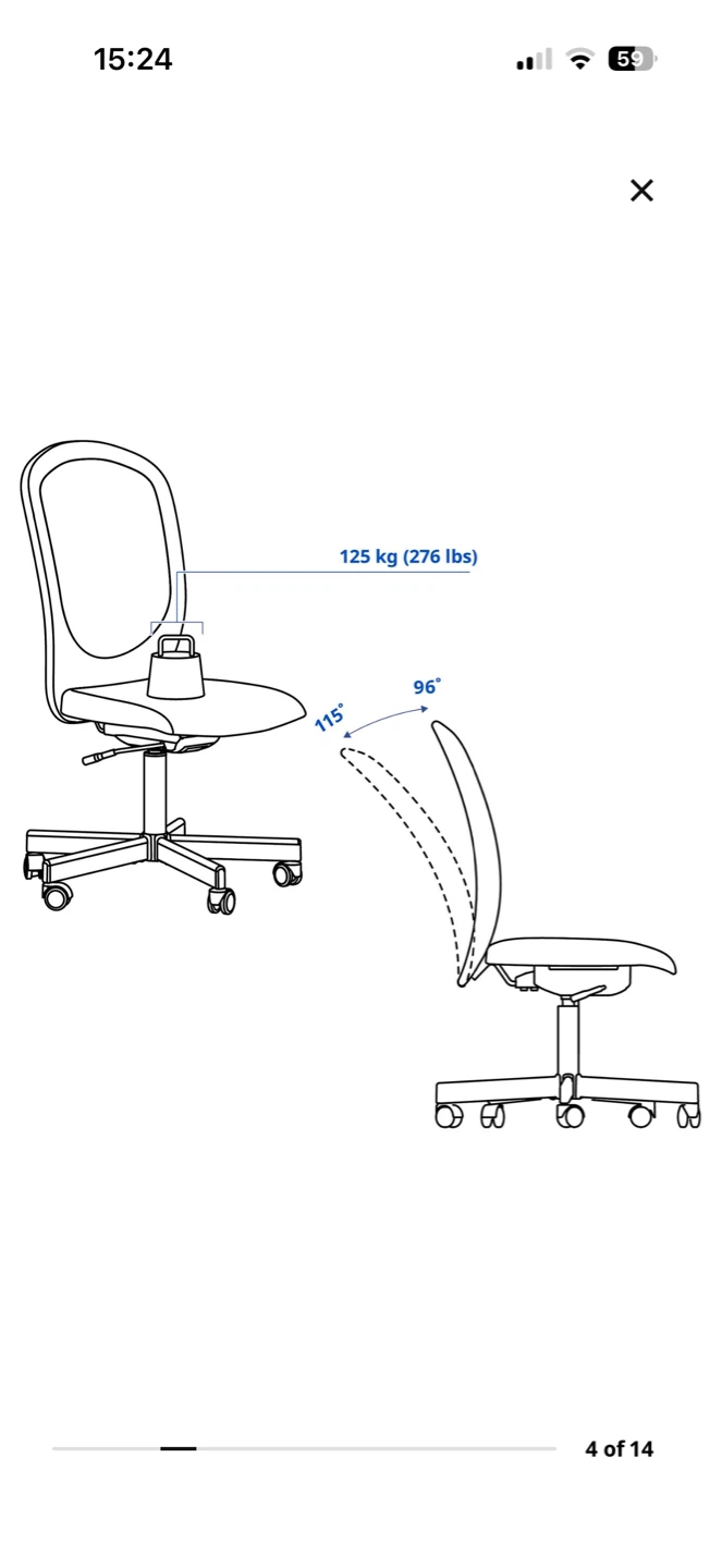 IKEA FLINTAN Office Chair - photo 5